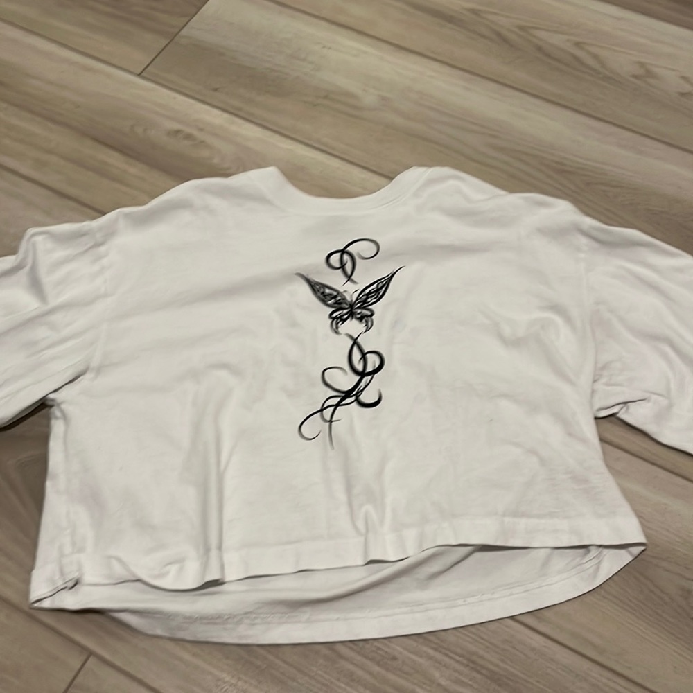 butterfly long sleeve t shirt